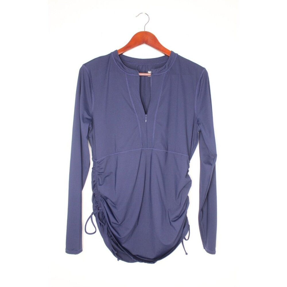 Athleta Navy Long Sleeve Top